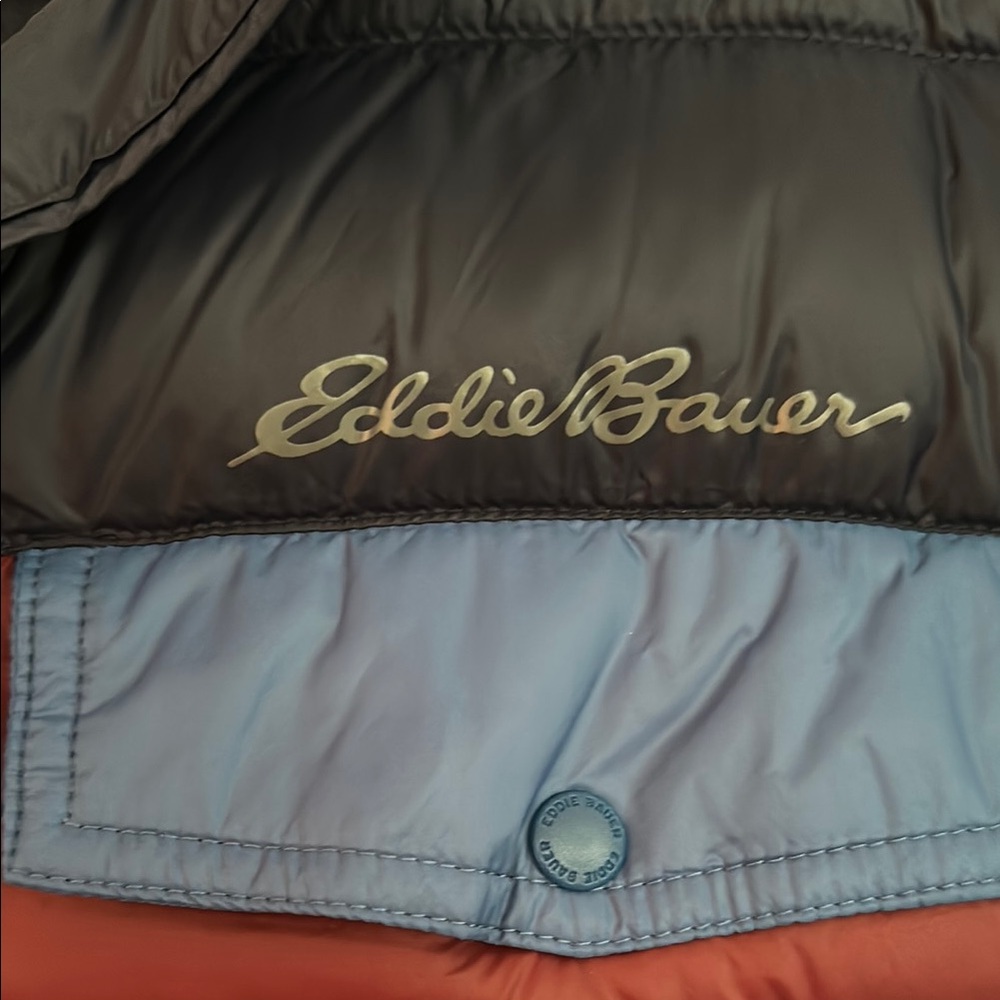 Columbia Men's Red and Blue Puffer Jacket - Picture 4 of 4